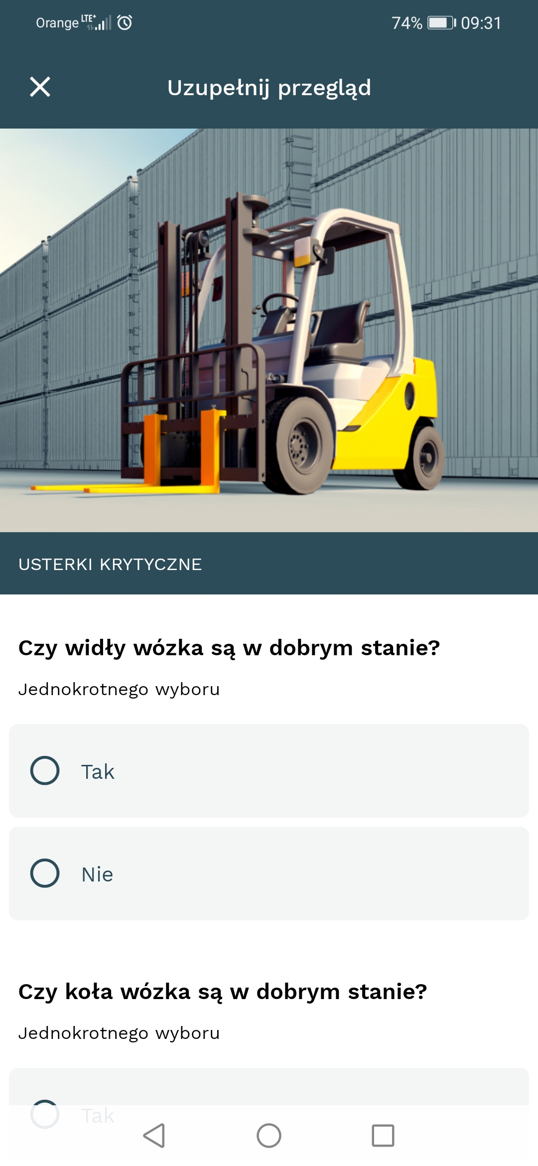 screenshot of Xafy Safety App